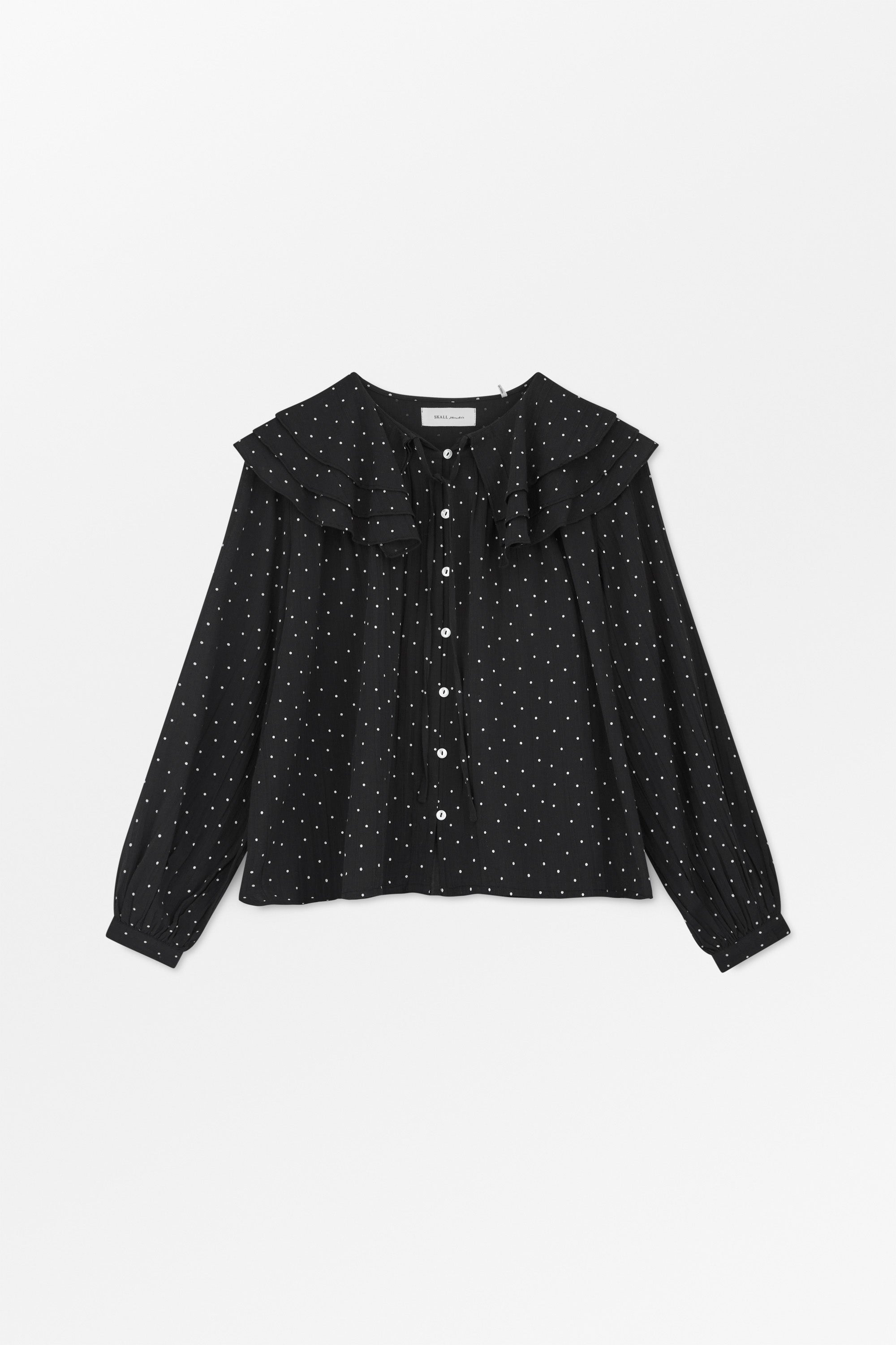 Skall Studio Lilou shirt Shirt Black/White dot